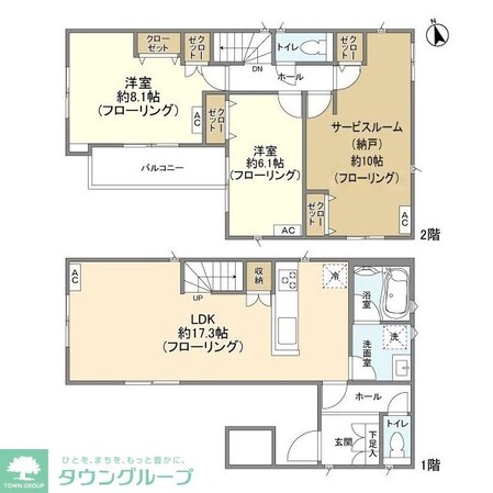 Kolet宮原#03の物件間取画像